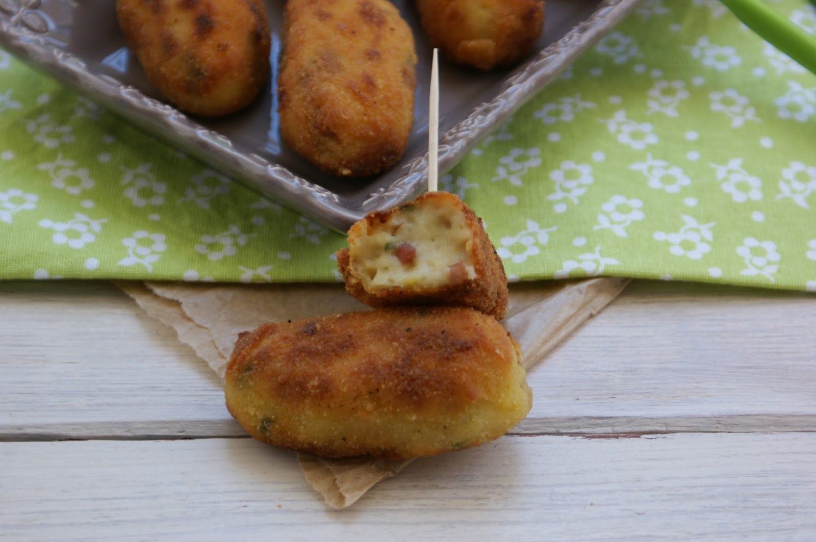 Aroma a canela y limón CROQUETAS DE JAMÓN SERRANO (receta de Arguiñano).