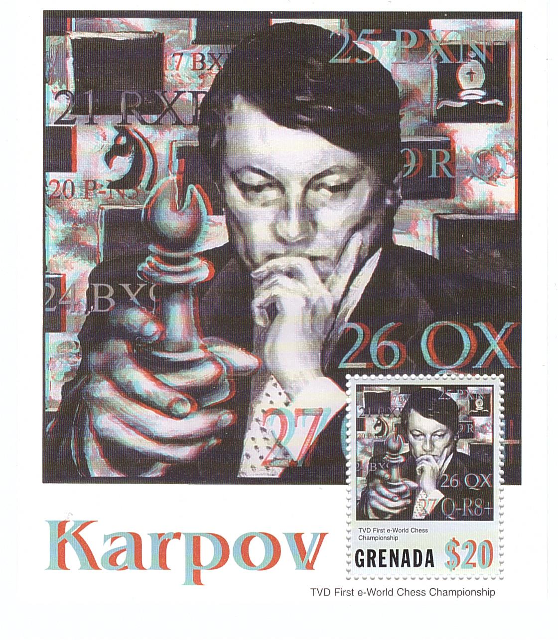 Karpov Chess Champion 12' Poster, picture, metal print, paint by