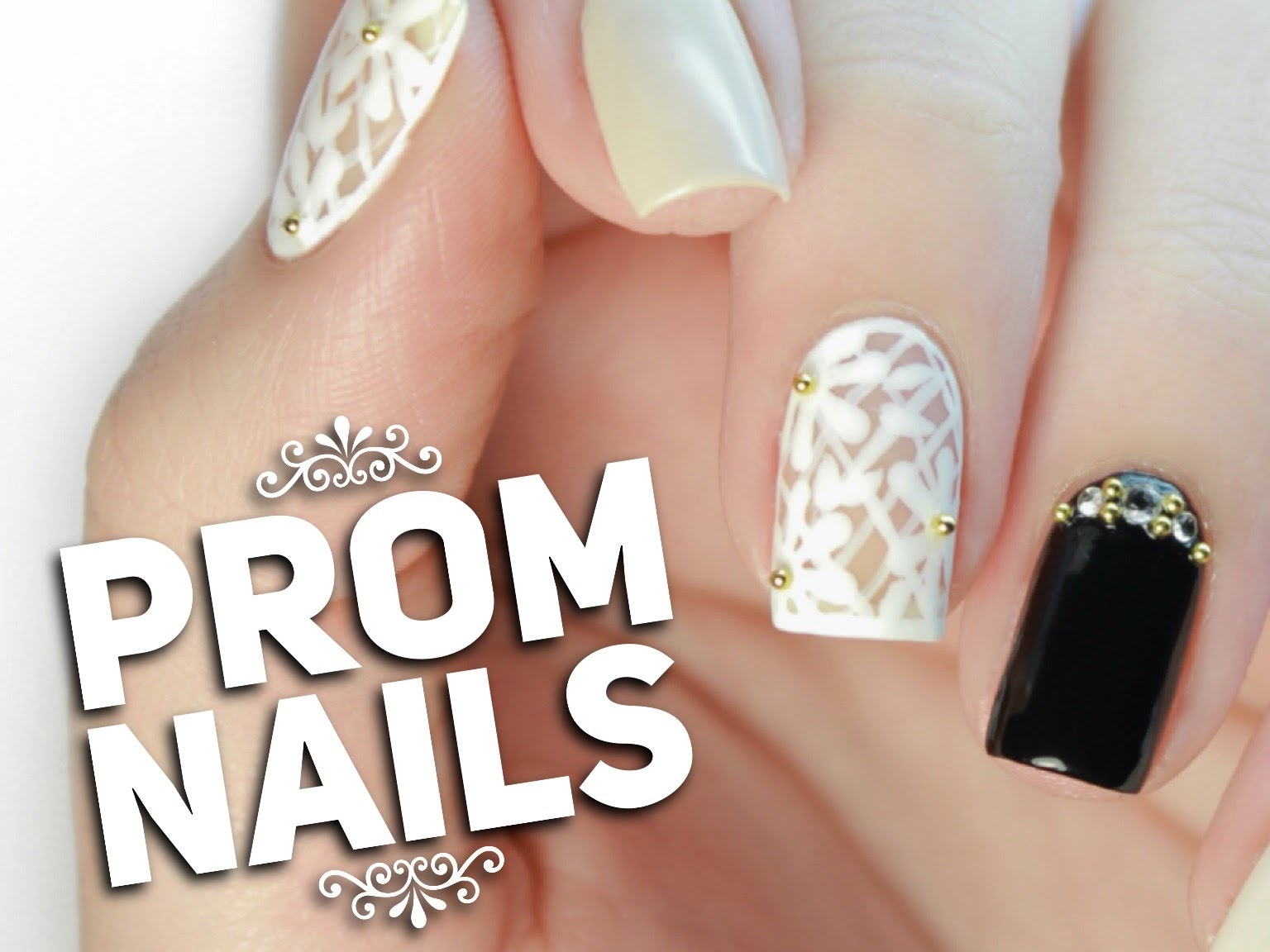 1. "Cute and Simple Prom Nail Design Ideas" - wide 6