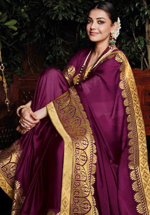 Kajal Aggarwal in Saree photos