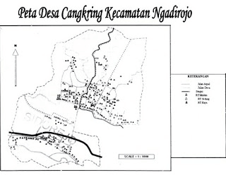 Peta Desa Cangkring Ngadirojo Pacitan