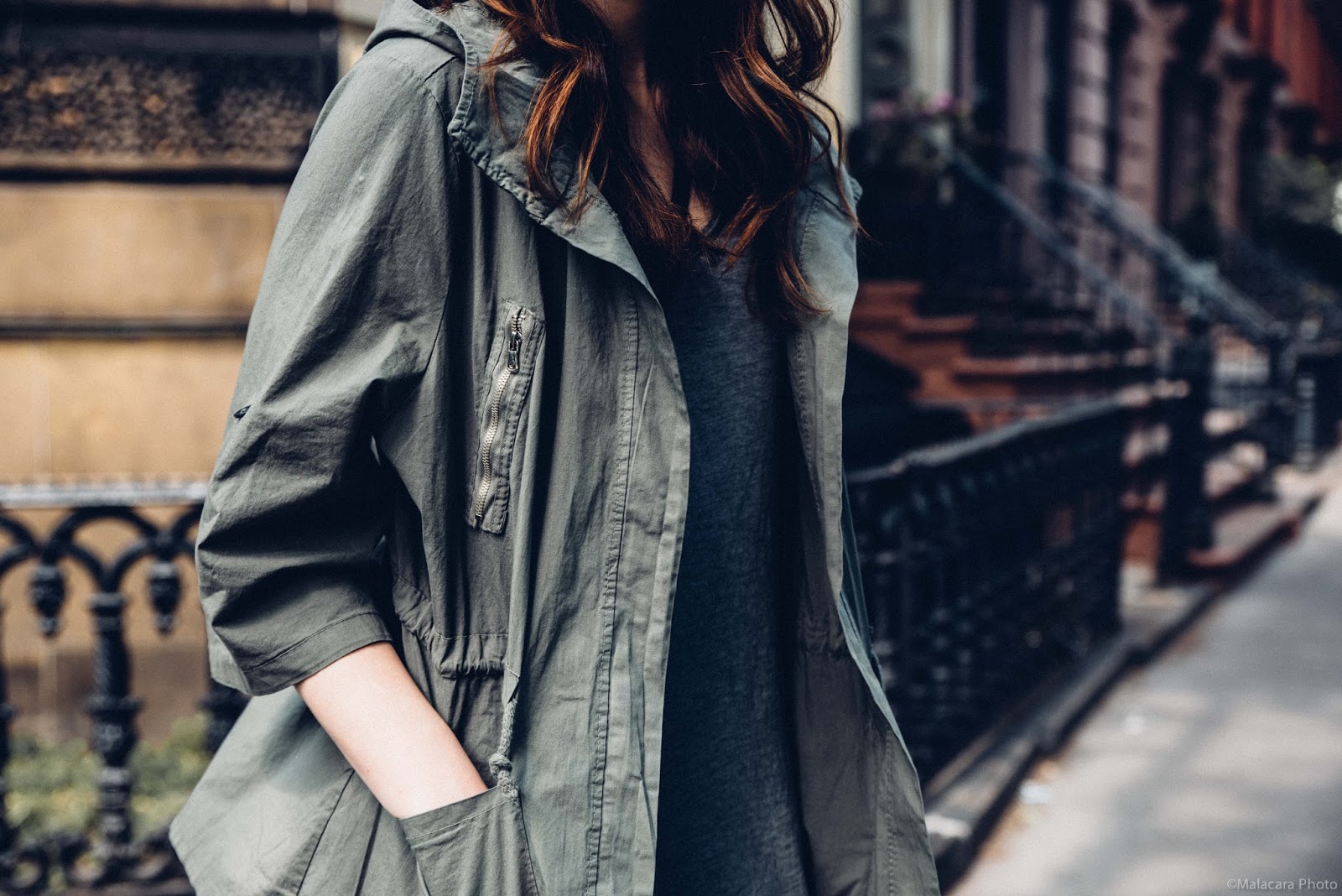 Views, by Laura Military Jacket Outfit