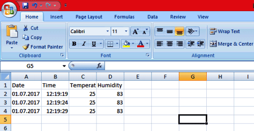 Arduino Data Logger (Log Temperature, Humidity, Time on SD Card and ...