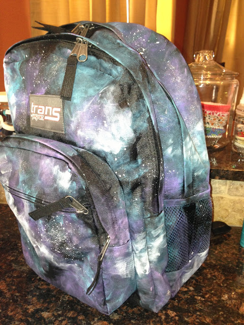Life of a Razorback: DIY Galaxy Backpack