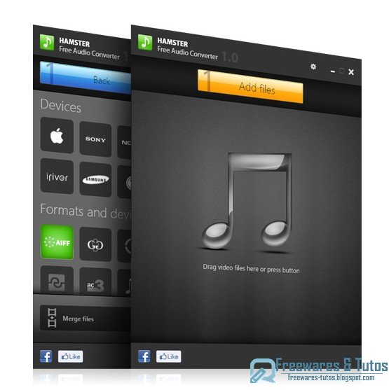 Hamster Free Audio Converter un logiciel de conversion audio multilingue