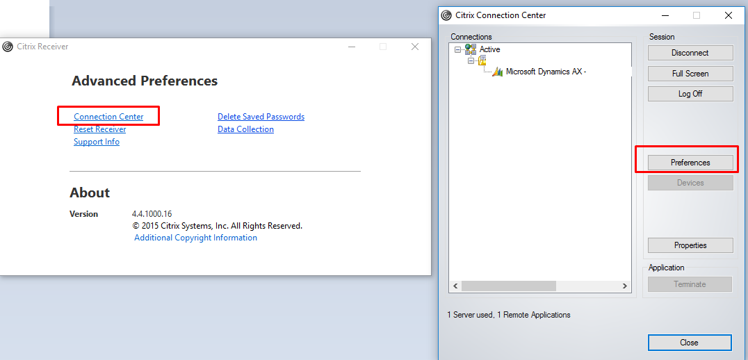 AX 2012 Printer is not available to End User (Client) Enable Citrix