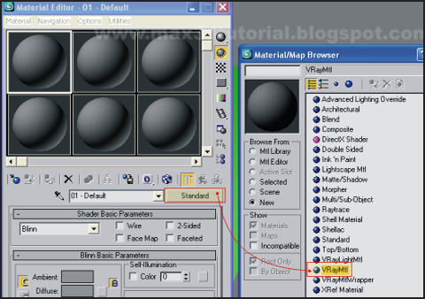 material editor 3ds max