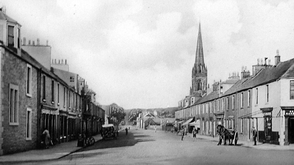Tour Scotland Old Photographs St Mary Street Kirkcudbright Scotland
