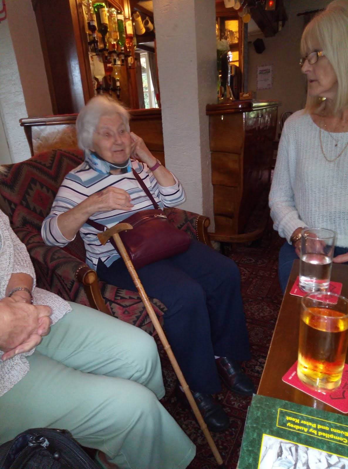 June and Linda in The George today