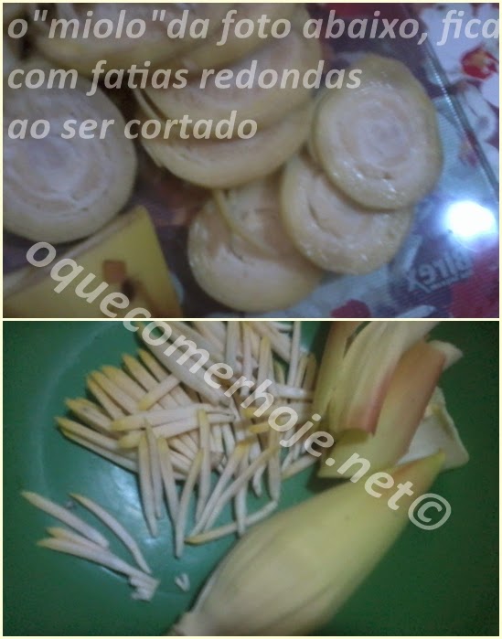 Receitas com Coração da Bananeira (umbigo ou palmito de bananeira) Receitas com Coração da Bananeira (umbigo ou palmito de bananeira)