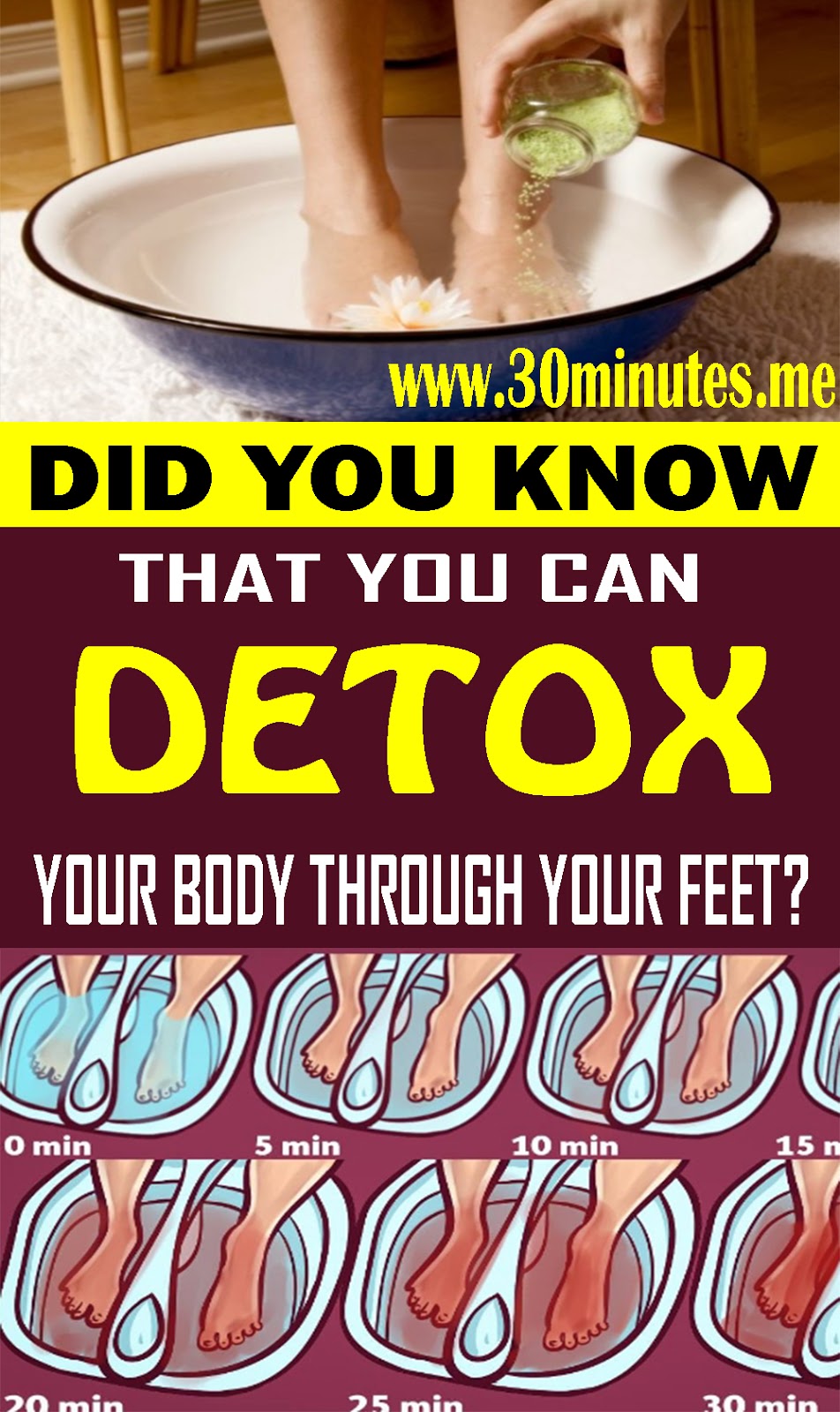 Did You Know That You Can Detox Your Body Through Your Feet?