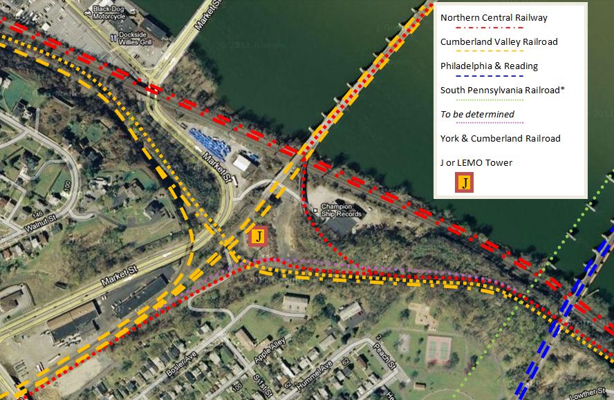 Adventures and Pondering Railroads and Bridgeport (now Lemoyne)