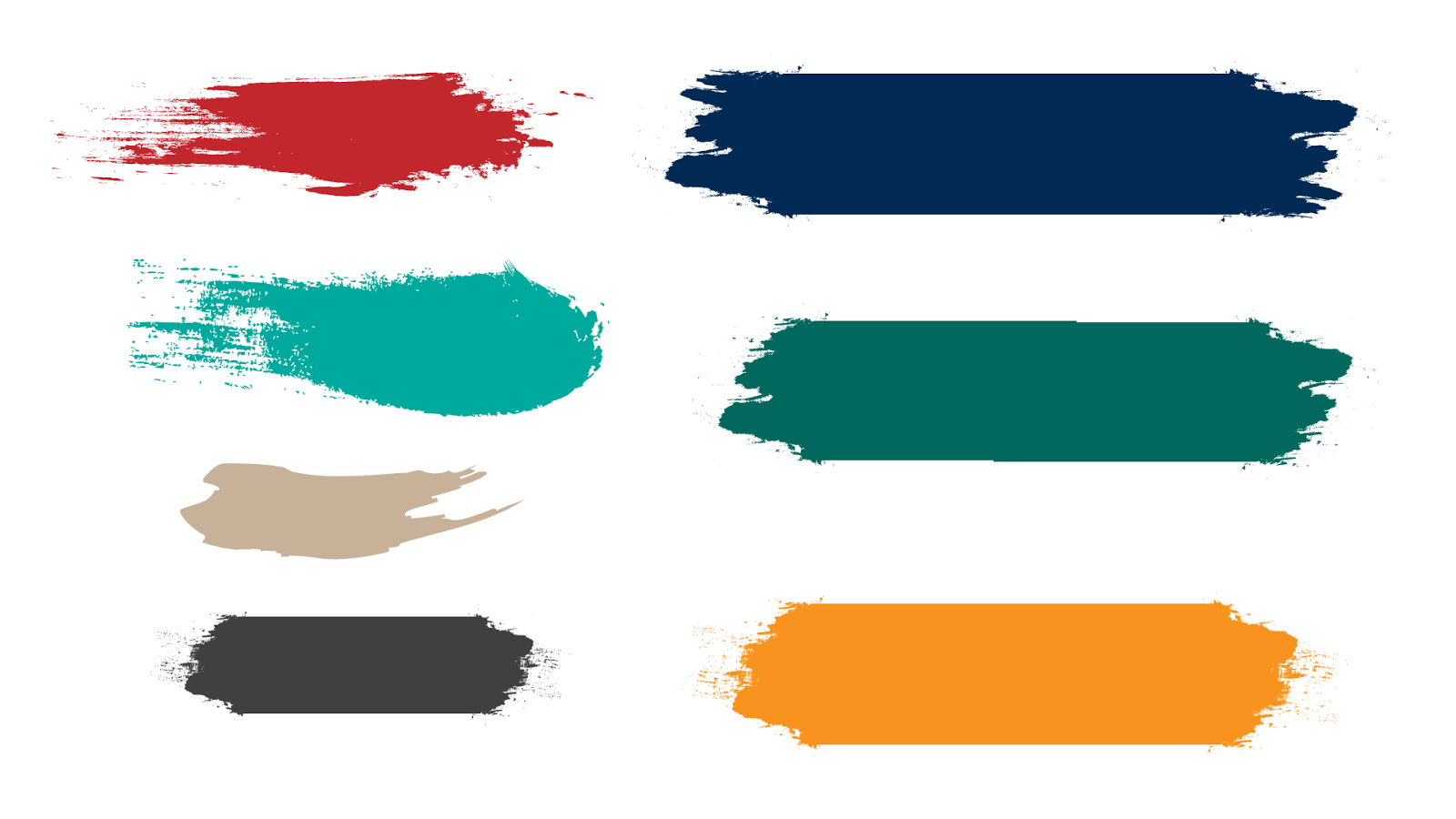 브러쉬 파워포인트 도형 (PowerPoint brush Shape, Vector free download