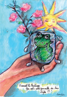 Grenouille - Dessin de Cornélia Dégremont Grenouille - Dessin de Cornélia Dégremont