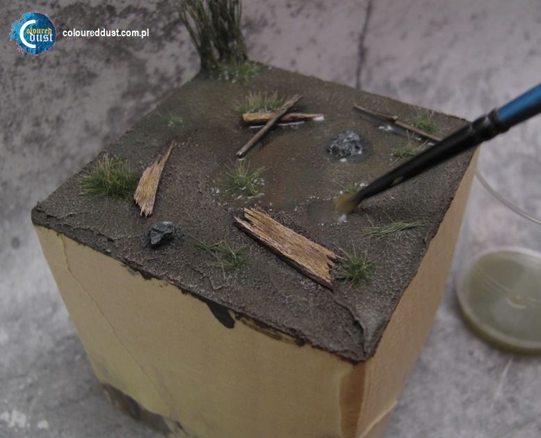 How to make a swamp? Coloured Dust