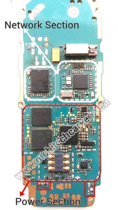 Mobile phone pcb circuit board par main section or parts section 