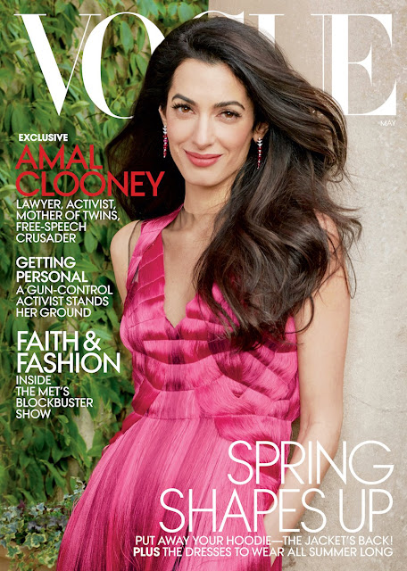 Amal Clooney stars on the cover of Vogue May 2018