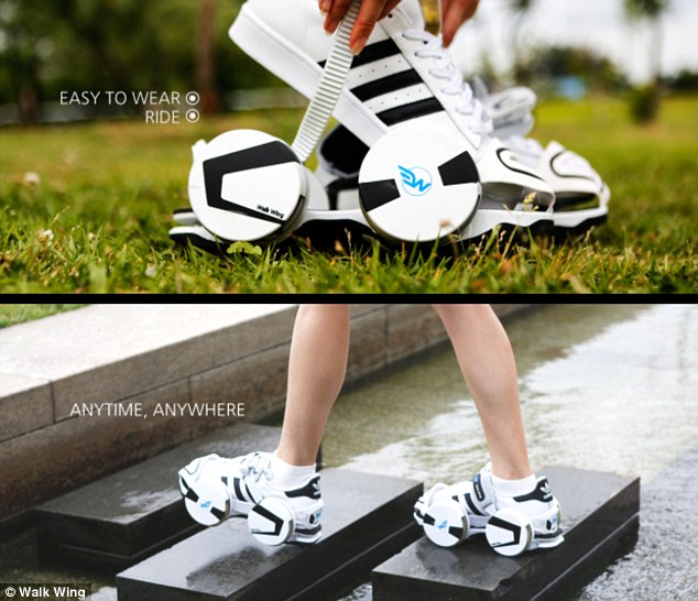 Walk WingsRoller Skates With Retractable Wheels Let You Skate With Any