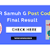 UBTER Samuh G Post Code 90 Final Results selected Candidates List 