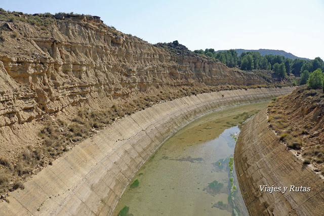 Canal de las Bárdenas, Sádaba, Zaragoza