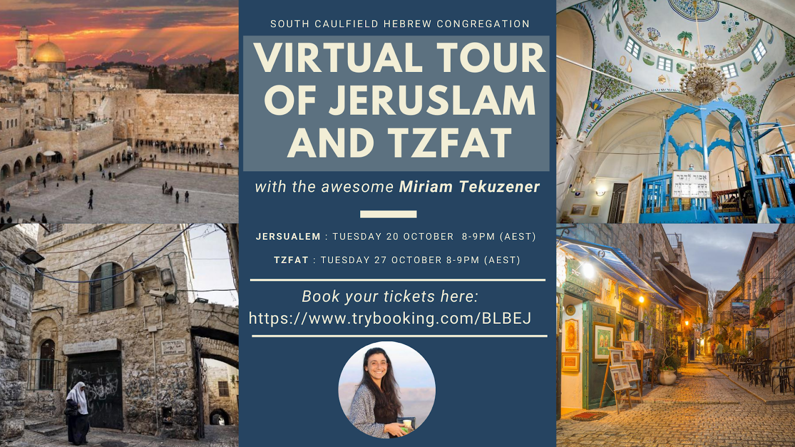Emmanuel's Email SCHC Virtual Tour of Jerusalem and Tsfat