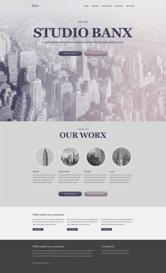 Banx – Web Design PSD Banx – Web Design PSD
