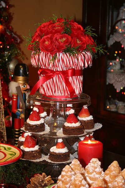 Arreglo-de-Navidad-y-Brownies-de-Santa