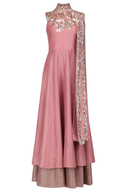 Top Anarkali Salwar Trend For Diwali Top Anarkali Salwar Trend For Diwali double layer skirt type