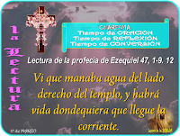 Resultado de imagen para En aquellos días, el ángel me hizo volver a la entrada del templo.