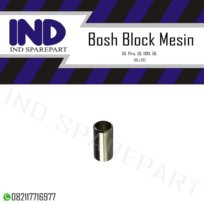 Bosh-Bos Blok-Block Mesin Gl Pro & Gl & Gl 100 10X20 Mm Ori
