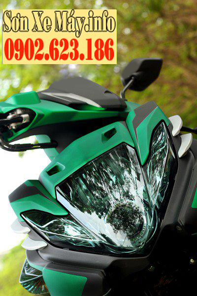 Sơn phối màu Nouvo SX nhám xanh Heniken