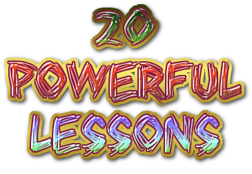 20 powerful lessons