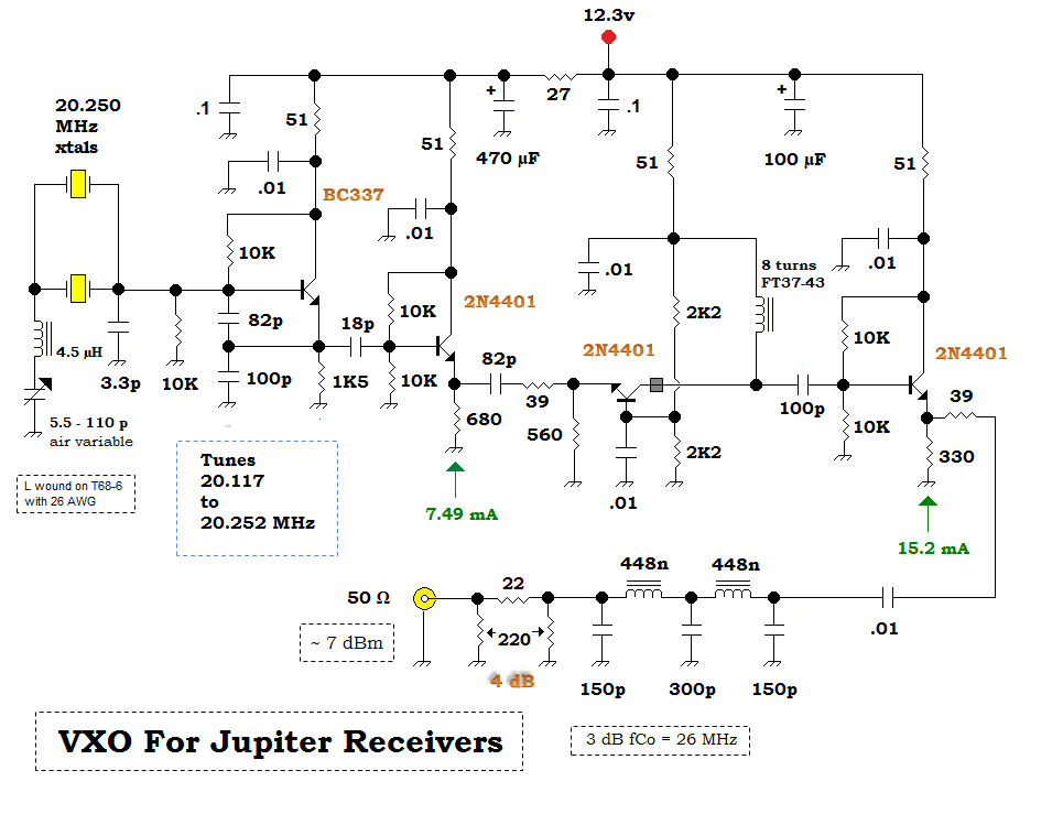 QRP HomeBuilder QRPHB Local Oscillator Jupiter Modular Receiver