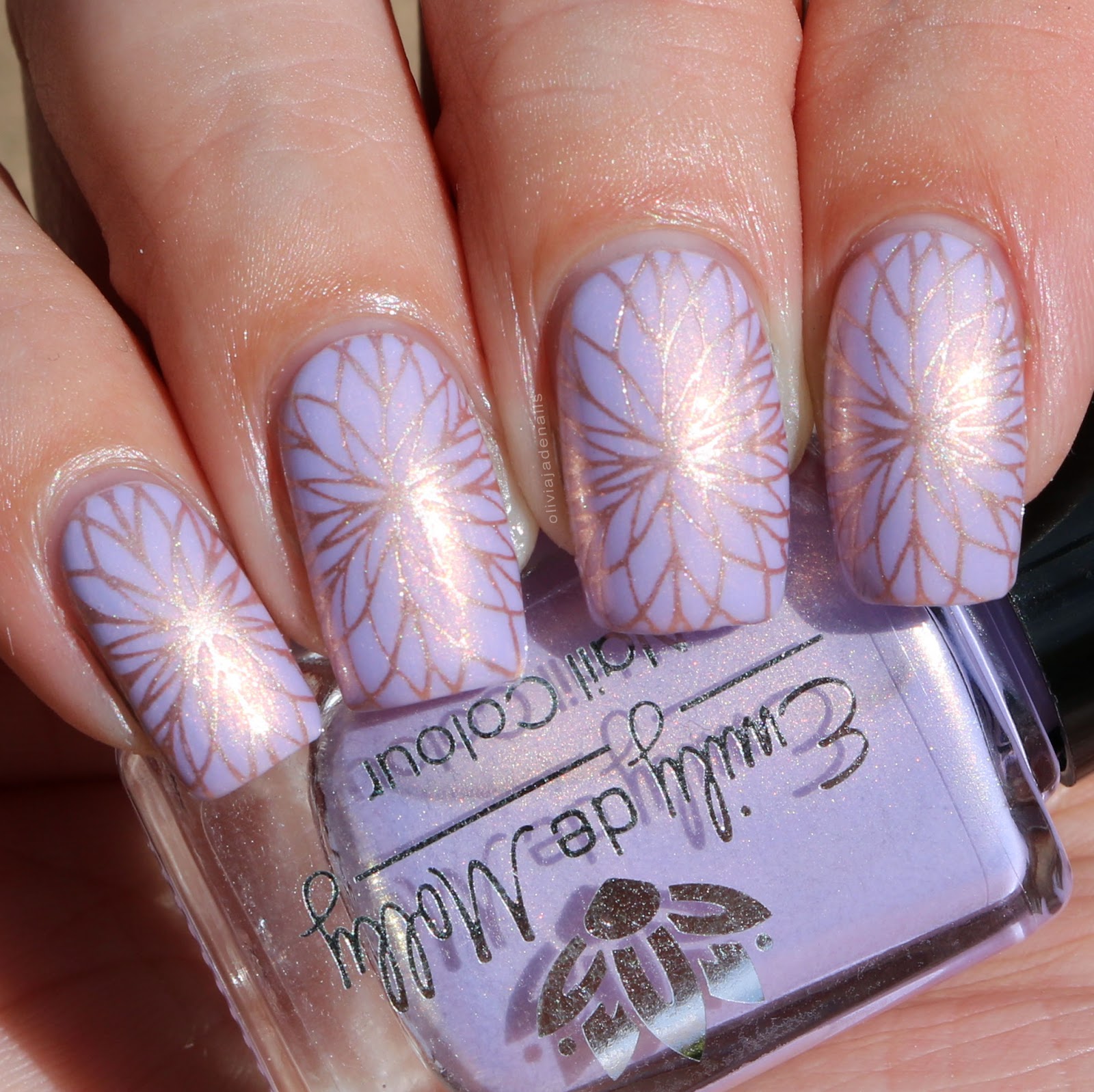 Emily de Molly XL Stamping Plates (EDM30 - EDM34) - Swatches & Review by Olivia Jade Nails