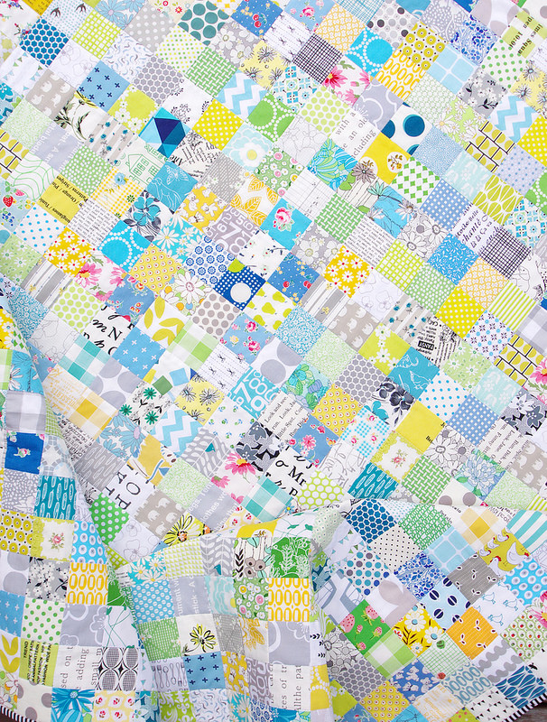 Winter Be Gone - A Checkerboard Quilt | Red Pepper Quilts 2015