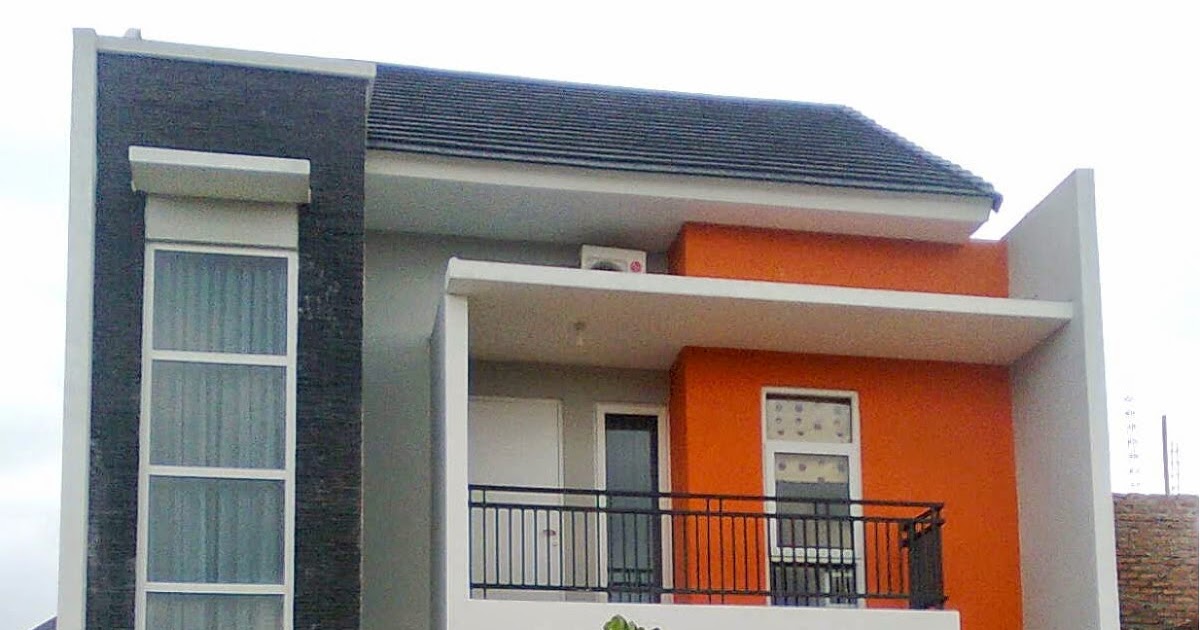 36+ Desain Rumah Minimalis Warna Orange Gambar Minimalis