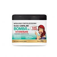 máscara sos capilar bomba de vitaminas hidran hidran sos capilar bomba de vitaminas hidran