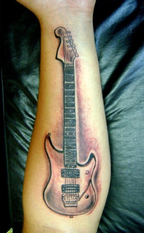 Ai Tattoo: Guitar tattoo Collections