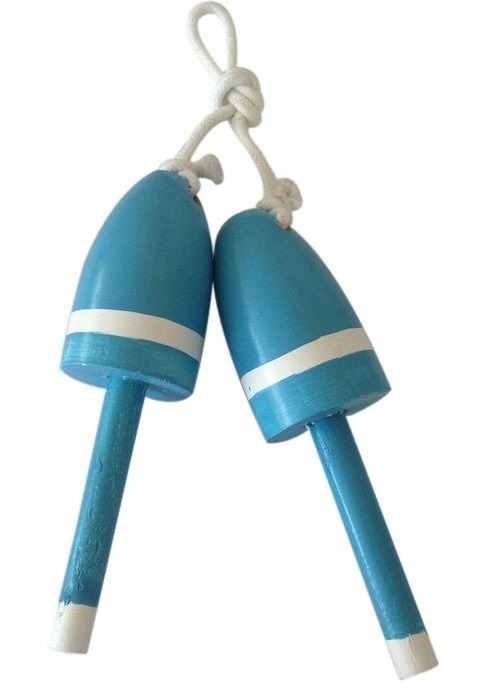 Blue Buoy Ornaments