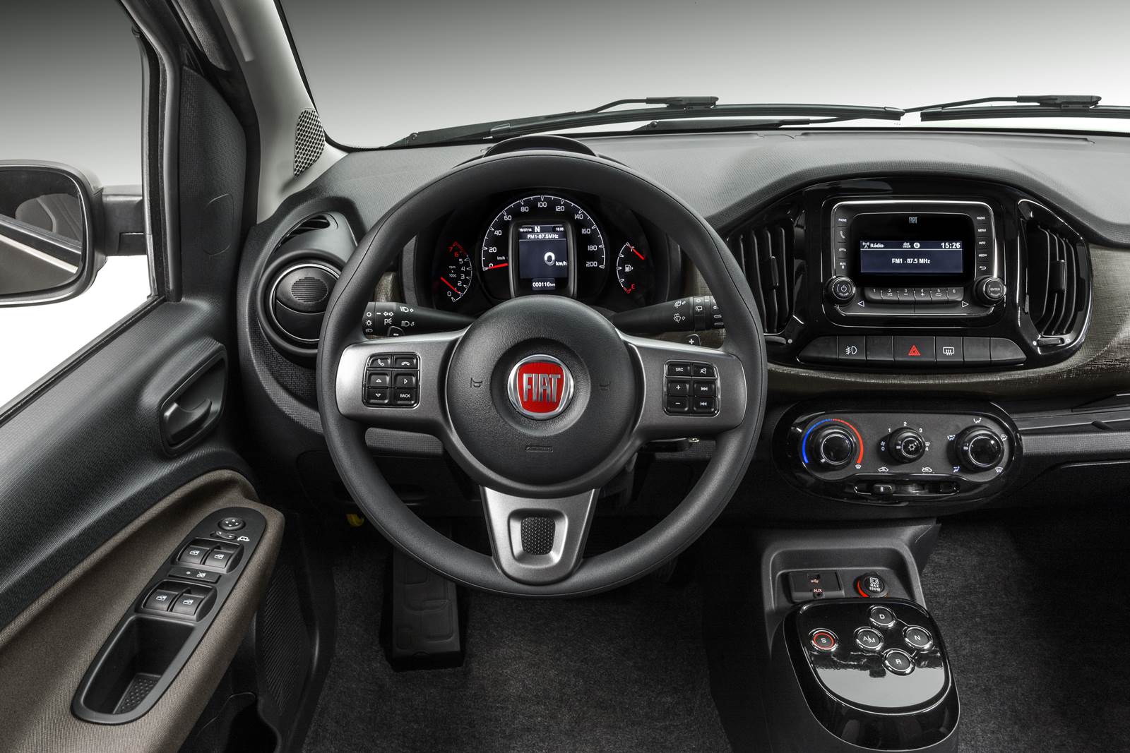 Novo Fiat Uno 2015 Way Automático - interior
