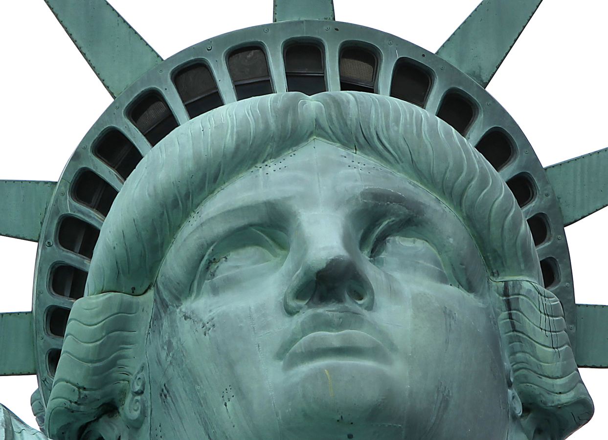 Статуя свободы из меди Статуя свободы из меди