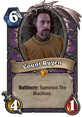 A pansy in a fight, but with enough time to do quite a bit of damage. His real power, however, is in his Machine.