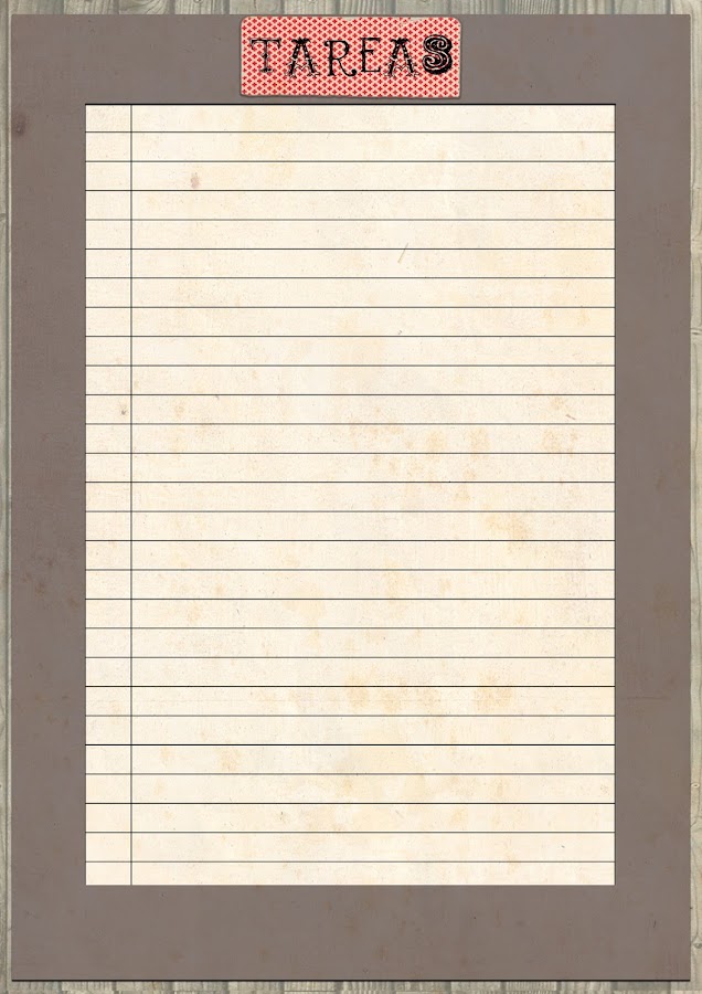 Imprimibles gratis organización.Papeles para tareas descargar gratis y muchos más imprimibles para organización.