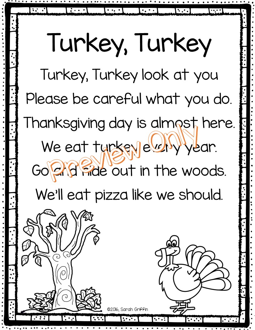 funny thanksgiving poems