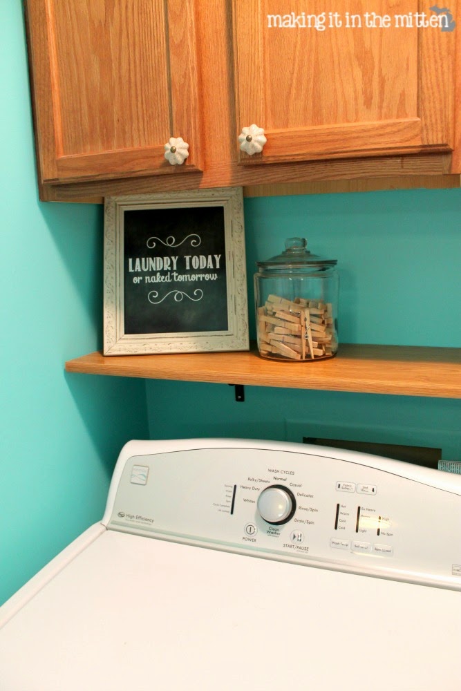 Making It In The Mitten: Laundry Room Chalkboard Printable