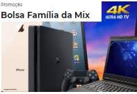 Promoção Rádio MIX FM 2018 Bolsa Família - Participar, Prêmios