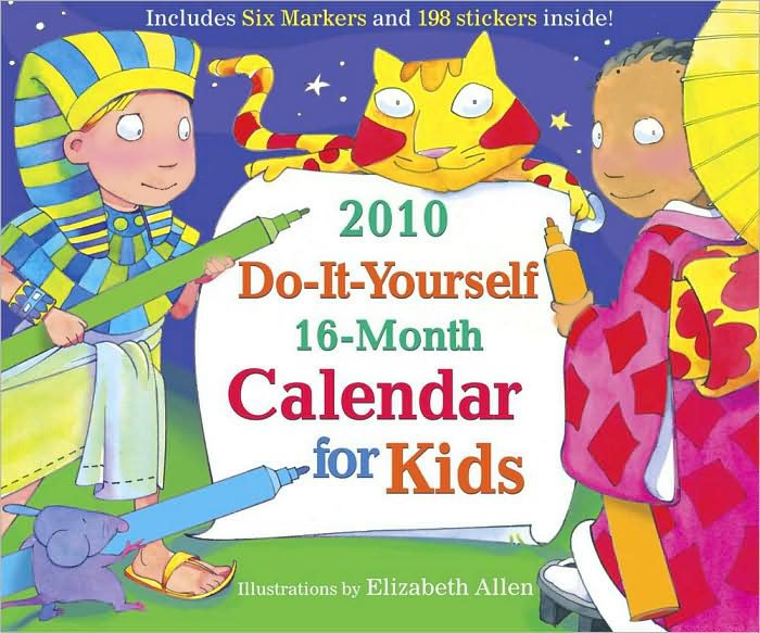 Elizabeth Allen Barnes and Noble 2010 Kid's Calendar