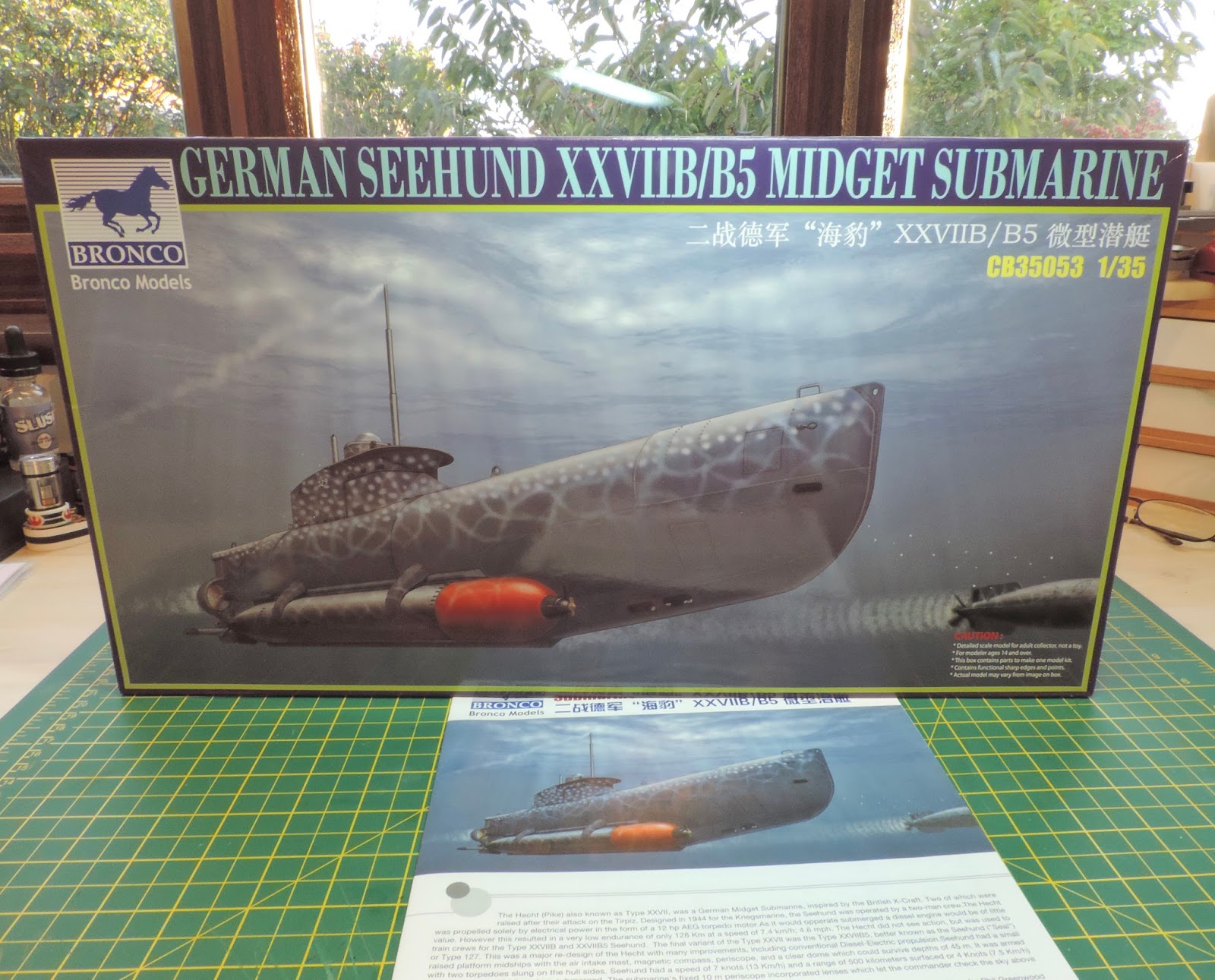 Pete's Model World New Project Bronco 1/35th Seehund XXVIIB Midget