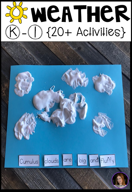 Are you looking for factual and fun weather activities for your kindergarten and first grade classroom?  Our weather unit is just what you need! 