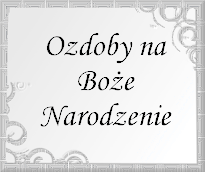 Ozdoby na Boże Narodzenie